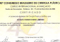 Dr. Ferrer participou do 40º Congresso Brasileiro de Cirurgia Plástica e do curso Internacional avançado, na qualidade de congressista em novembro de 2003  